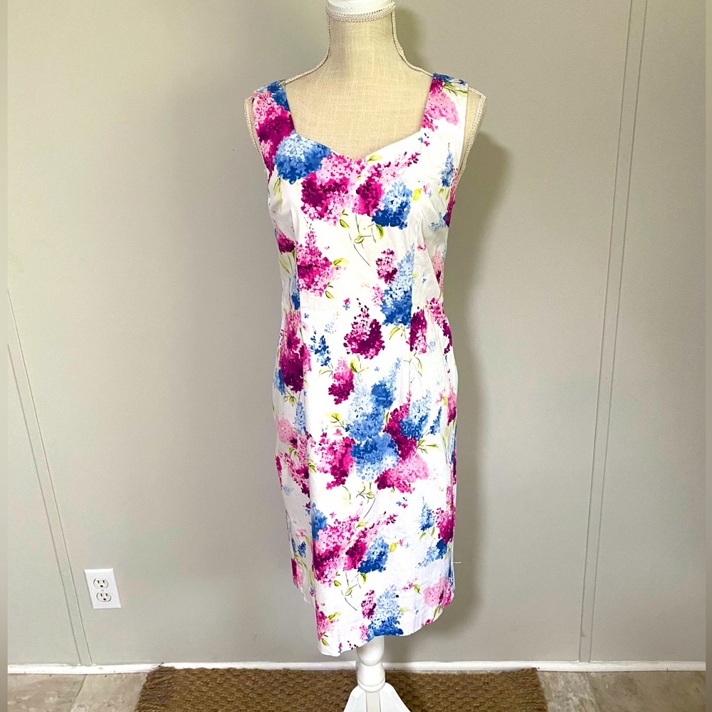 Bright floral dress